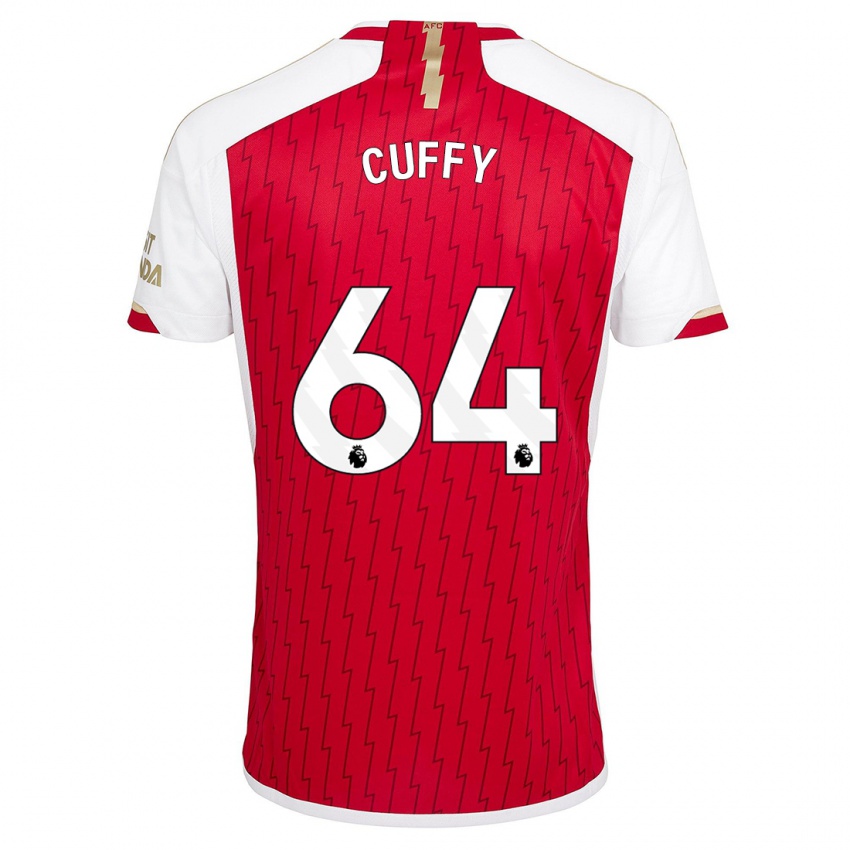 Hombre Camiseta Brooke Norton Cuffy #64 Rojo 1ª Equipación 2023/24 La Camisa Perú