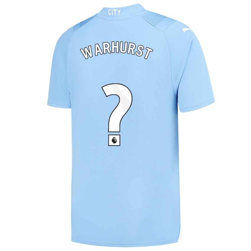 Hombre Camiseta Matthew Warhurst #0 Azul Claro 1ª Equipación 2023/24 La Camisa Perú