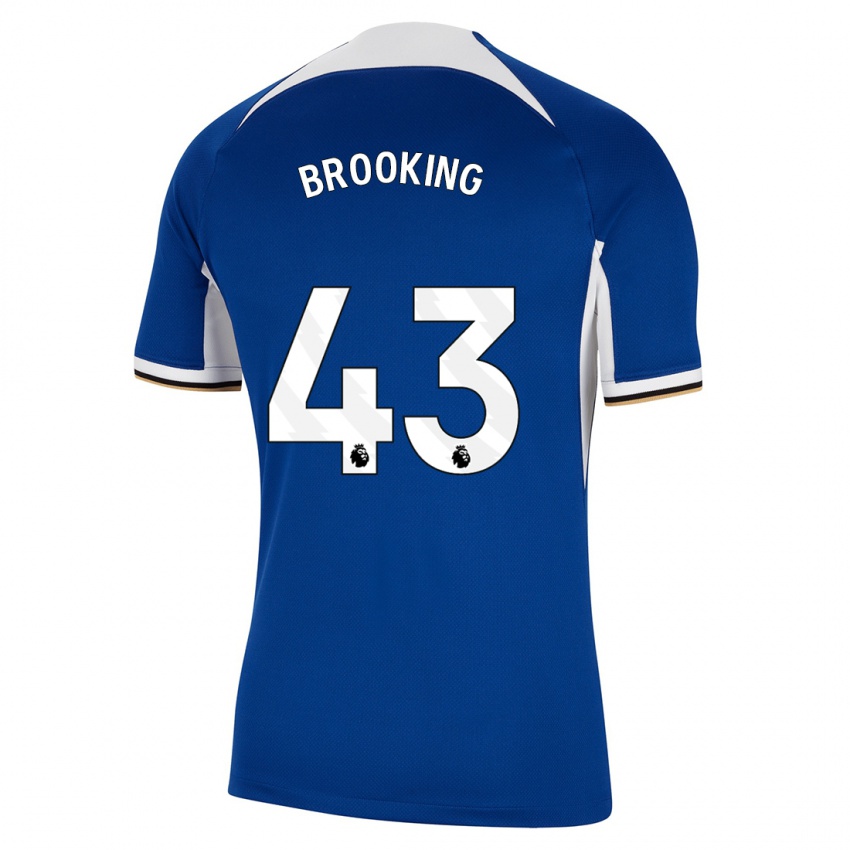 Hombre Camiseta Josh Brooking #43 Azul 1ª Equipación 2023/24 La Camisa Perú