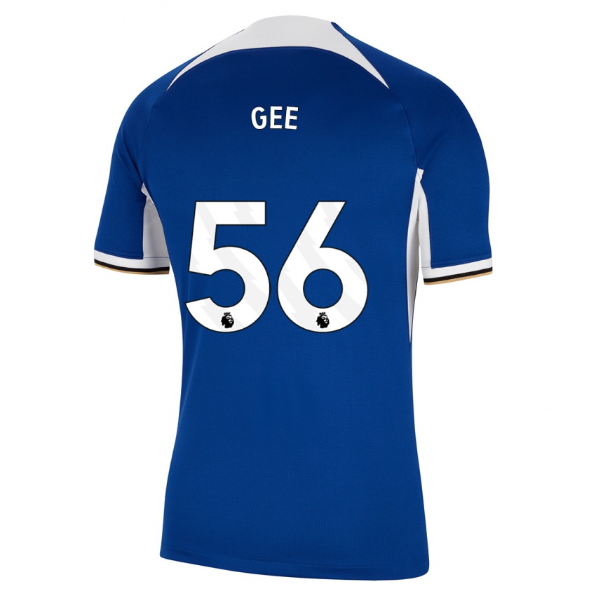 Hombre Camiseta Billy Gee #56 Azul 1ª Equipación 2023/24 La Camisa Perú