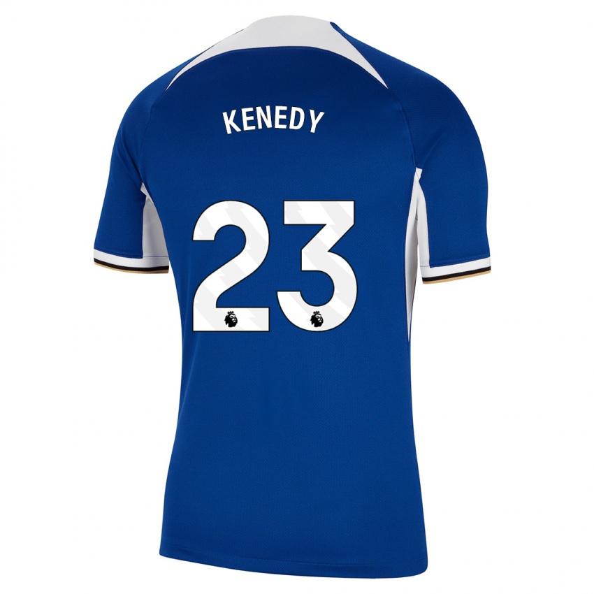 Hombre Camiseta Robert Kenedy #23 Azul 1ª Equipación 2023/24 La Camisa Perú