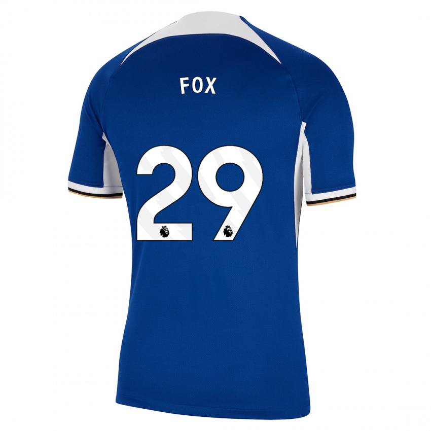 Hombre Camiseta Jorja Fox #29 Azul 1ª Equipación 2023/24 La Camisa Perú