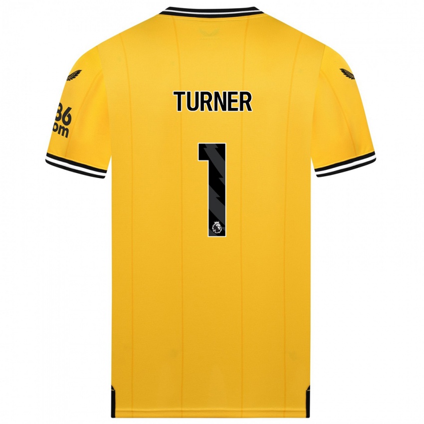 Hombre Camiseta Shannon Turner #1 Amarillo 1ª Equipación 2023/24 La Camisa Perú