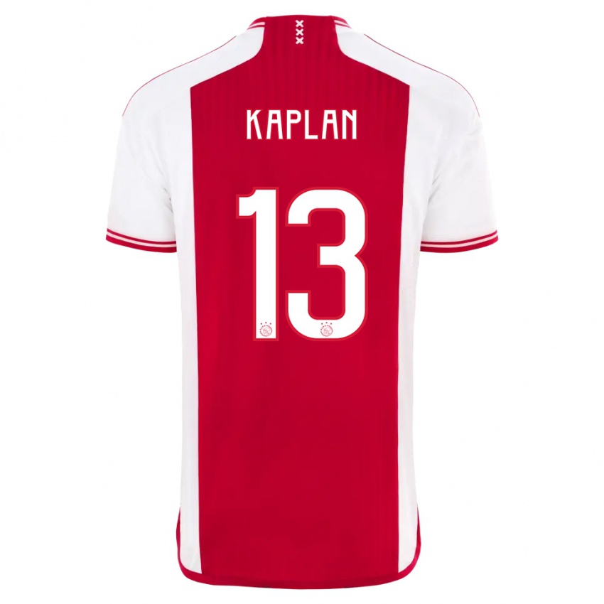 Hombre Camiseta Ahmetcan Kaplan #13 Rojo Blanco 1ª Equipación 2023/24 La Camisa Perú