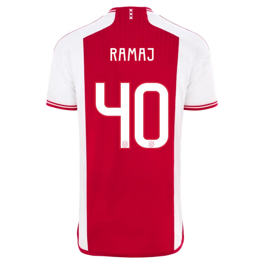 Hombre Camiseta Diant Ramaj #40 Rojo Blanco 1ª Equipación 2023/24 La Camisa Perú