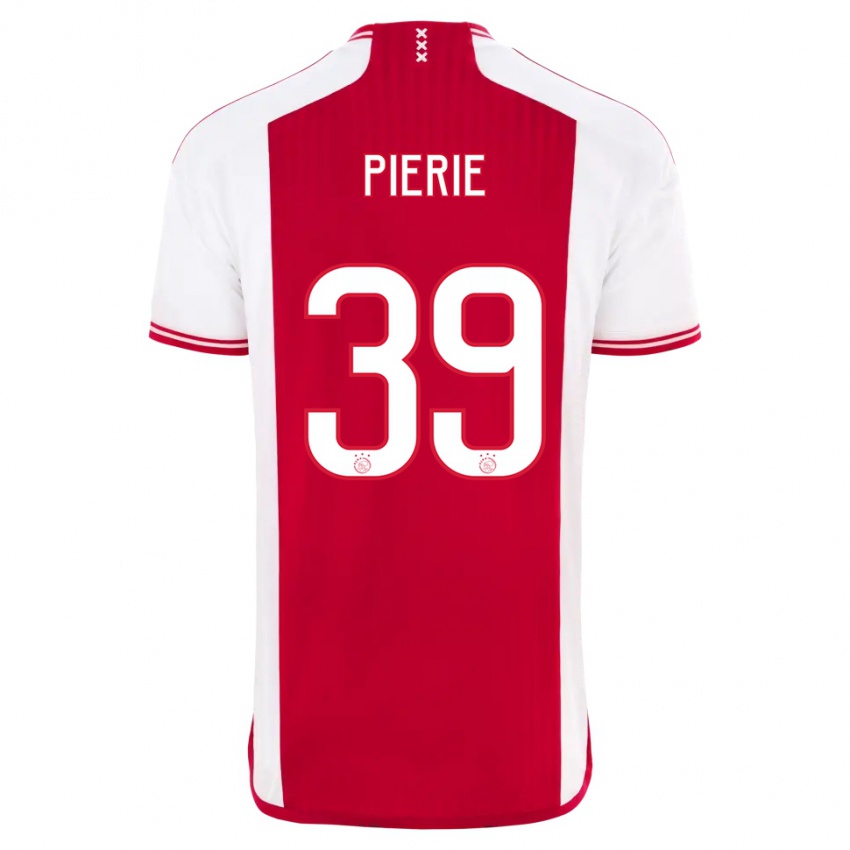 Hombre Camiseta Kik Pierie #39 Rojo Blanco 1ª Equipación 2023/24 La Camisa Perú