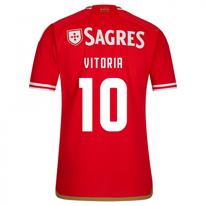 Hombre Camiseta Ana Vitoria #10 Rojo 1ª Equipación 2023/24 La Camisa Perú