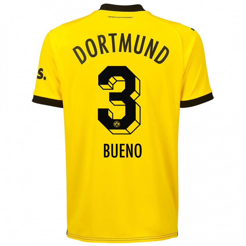 Hombre Camiseta Guille Bueno #3 Amarillo 1ª Equipación 2023/24 La Camisa Perú