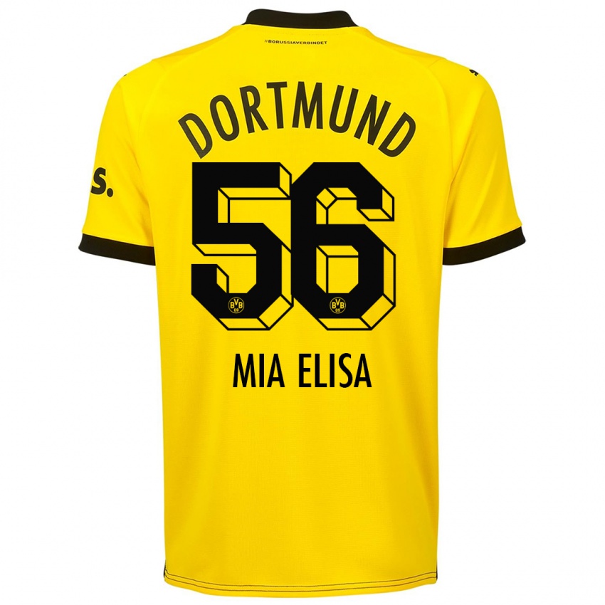 Hombre Camiseta Bomnuter Mia Elisa #56 Amarillo 1ª Equipación 2023/24 La Camisa Perú