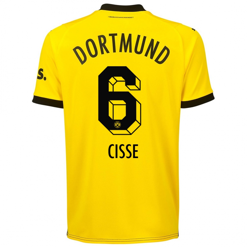 Hombre Camiseta Faroukou Cisse #6 Amarillo 1ª Equipación 2023/24 La Camisa Perú