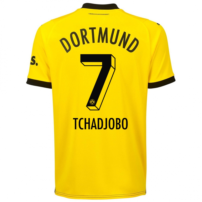 Hombre Camiseta Dia Tchadjobo #7 Amarillo 1ª Equipación 2023/24 La Camisa Perú