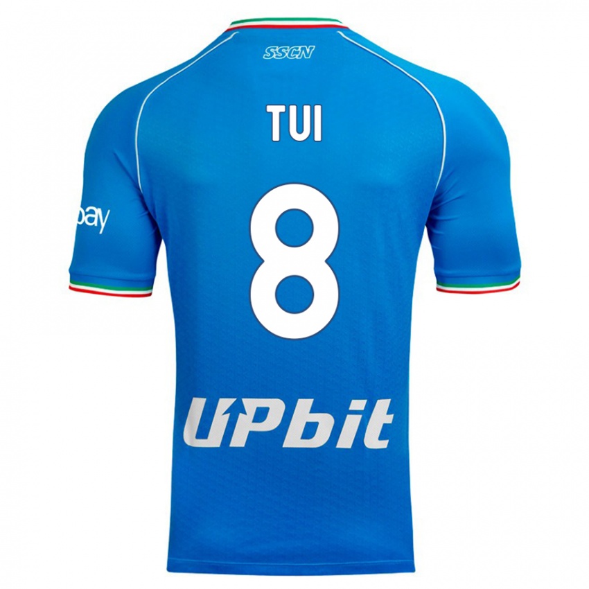 Hombre Camiseta Sara Tui #8 Cielo Azul 1ª Equipación 2023/24 La Camisa Perú