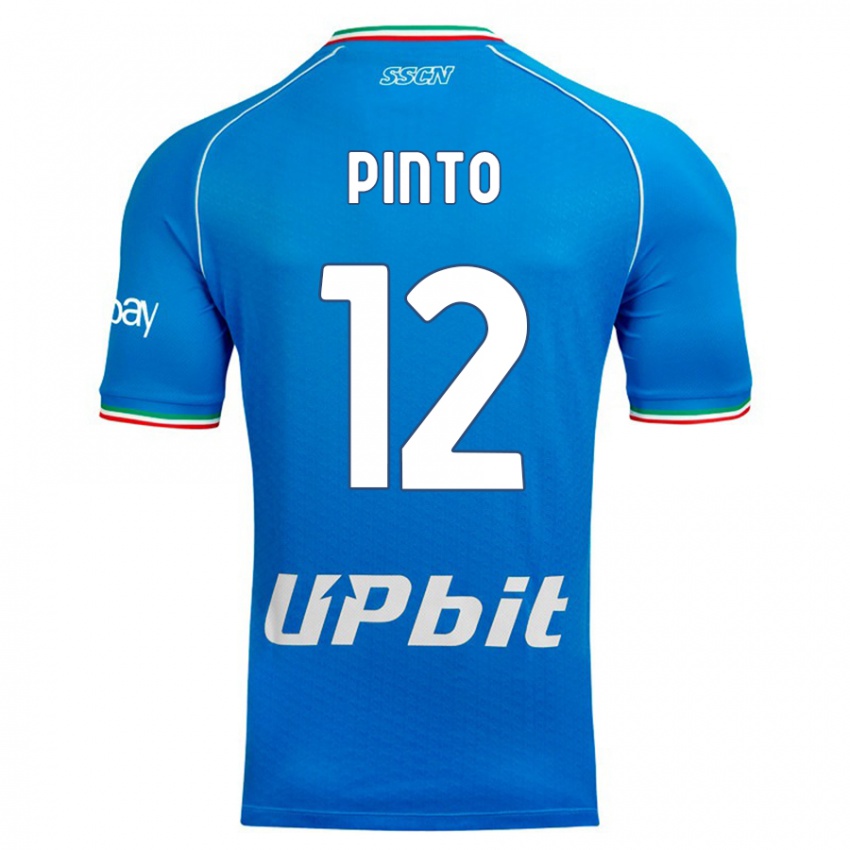 Hombre Camiseta Ciro Pinto #12 Cielo Azul 1ª Equipación 2023/24 La Camisa Perú