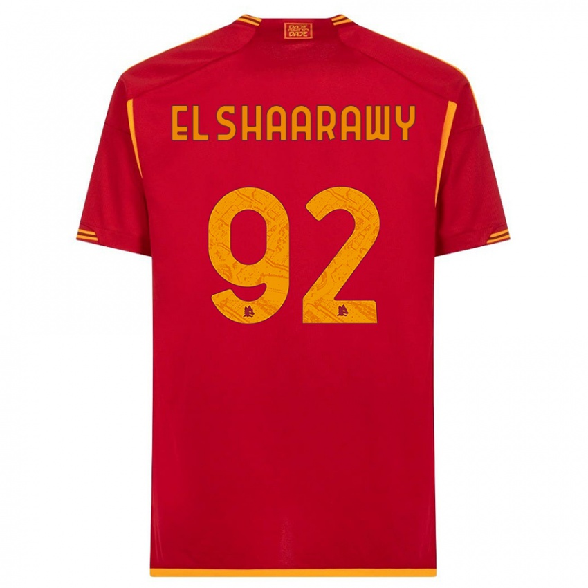 Hombre Camiseta Stephan El Shaarawy #92 Rojo 1ª Equipación 2023/24 La Camisa Perú