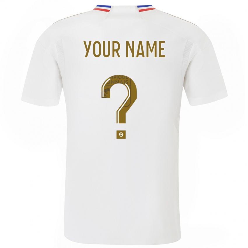 Hombre Camiseta Su Nombre #0 Blanco 1ª Equipación 2023/24 La Camisa Perú