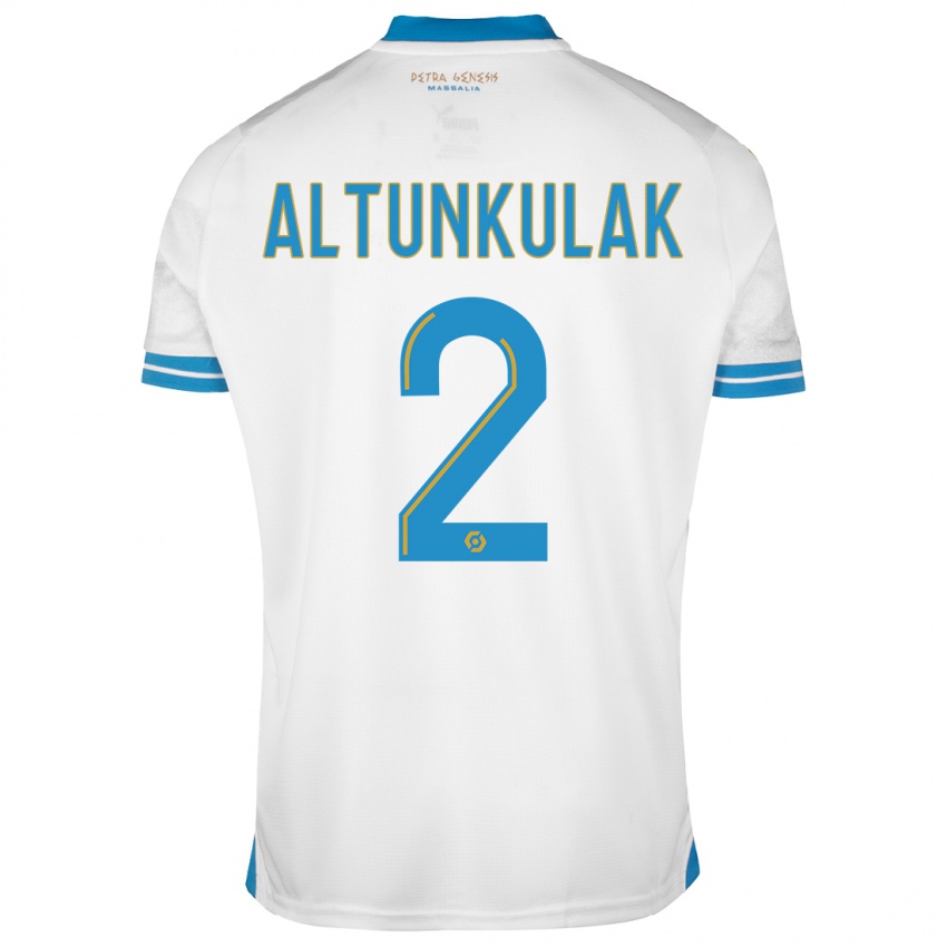 Hombre Camiseta Selen Altunkulak #2 Blanco 1ª Equipación 2023/24 La Camisa Perú