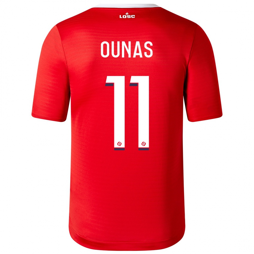 Hombre Camiseta Adam Ounas #11 Rojo 1ª Equipación 2023/24 La Camisa Perú