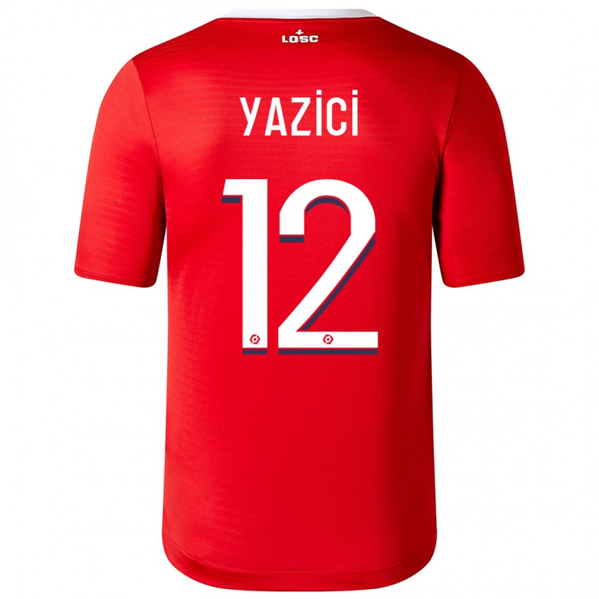 Hombre Camiseta Yusuf Yazici #12 Rojo 1ª Equipación 2023/24 La Camisa Perú