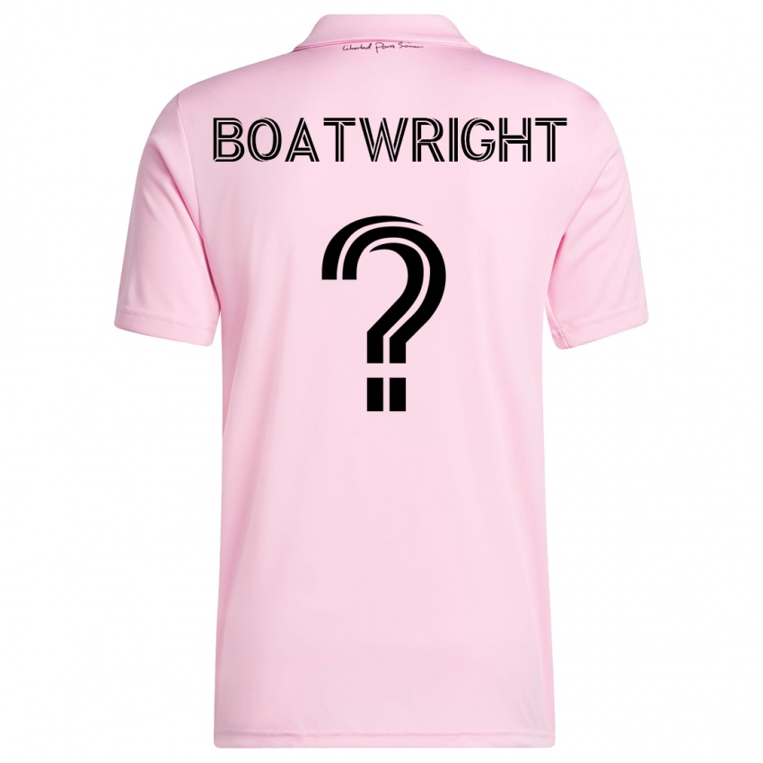 Hombre Camiseta Israel Boatwright #0 Rosa 1ª Equipación 2023/24 La Camisa Perú