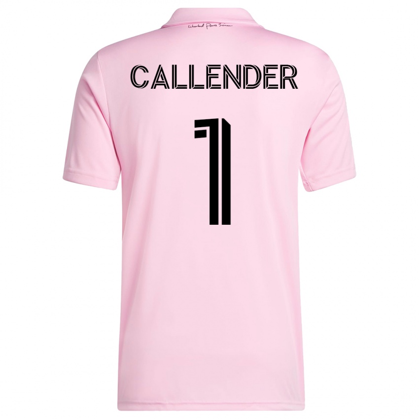 Hombre Camiseta Drake Callender #1 Rosa 1ª Equipación 2023/24 La Camisa Perú