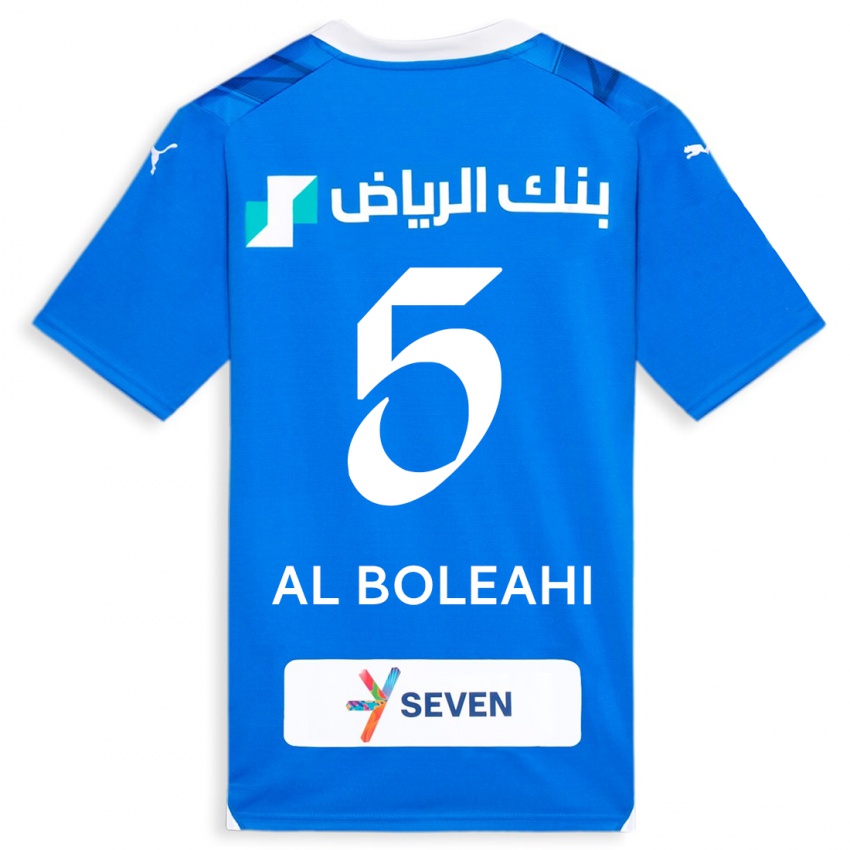 Hombre Camiseta Ali Al-Boleahi #5 Azul 1ª Equipación 2023/24 La Camisa Perú