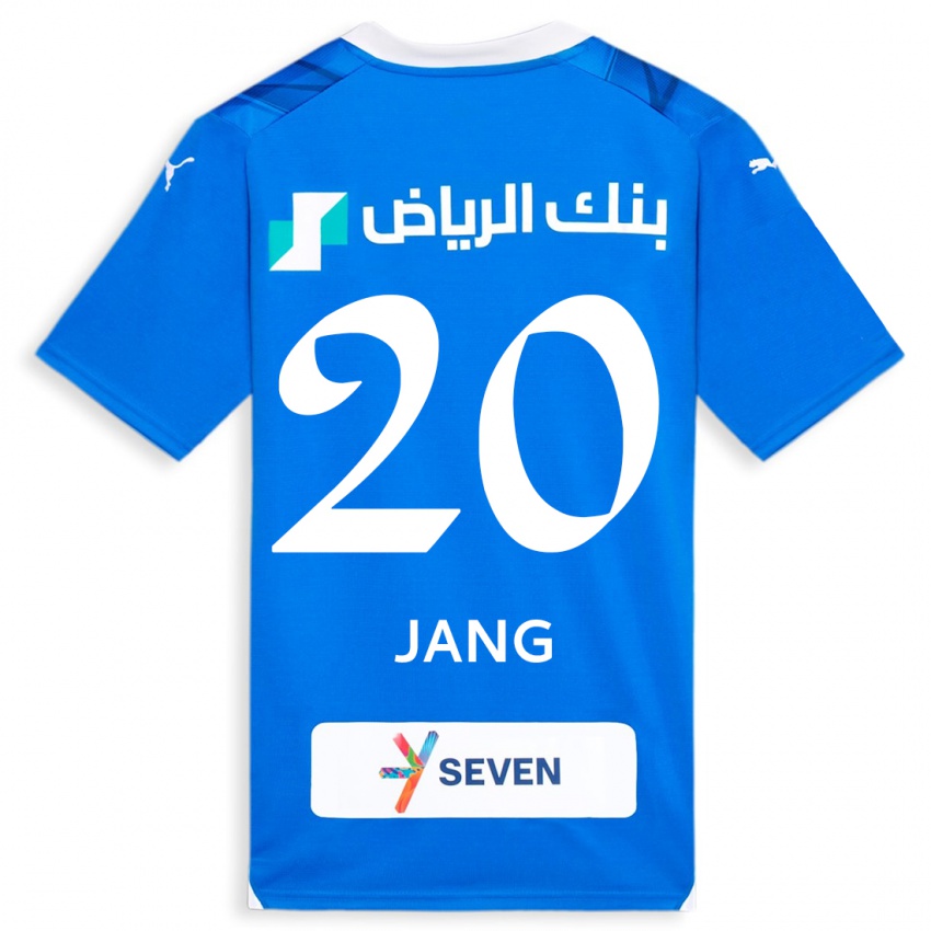 Hombre Camiseta Hyun-Soo Jang #20 Azul 1ª Equipación 2023/24 La Camisa Perú