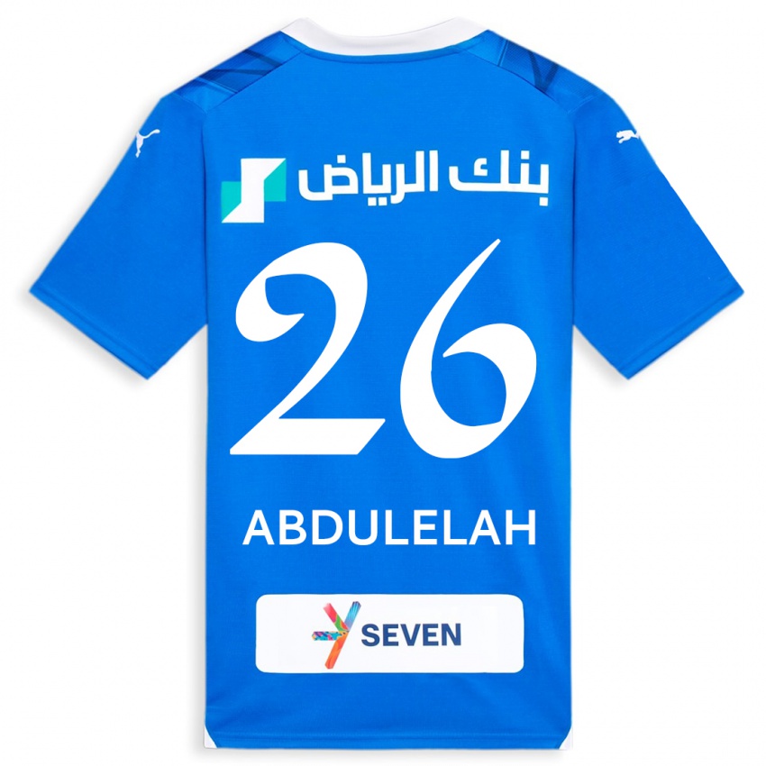 Hombre Camiseta Abdulelah Al-Malki #26 Azul 1ª Equipación 2023/24 La Camisa Perú
