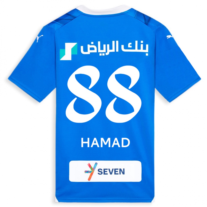 Hombre Camiseta Hamad Al-Yami #88 Azul 1ª Equipación 2023/24 La Camisa Perú