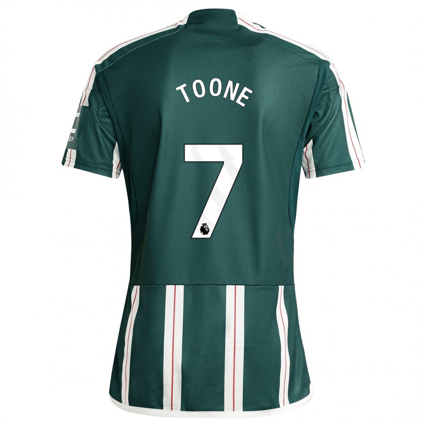 Hombre Camiseta Ella Toone #7 Verde Oscuro 2ª Equipación 2023/24 La Camisa Perú