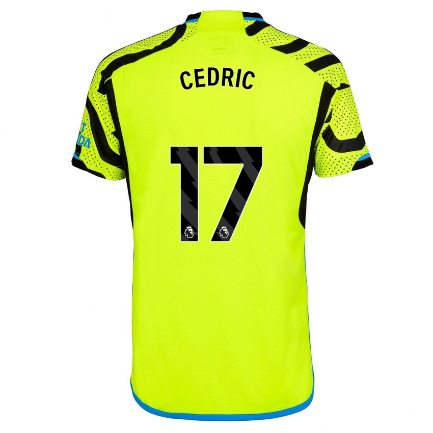 Hombre Camiseta Cedric Soares #17 Amarillo 2ª Equipación 2023/24 La Camisa Perú