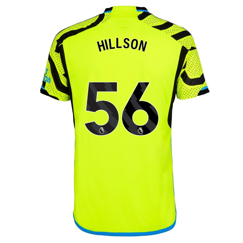 Hombre Camiseta James Hillson #56 Amarillo 2ª Equipación 2023/24 La Camisa Perú