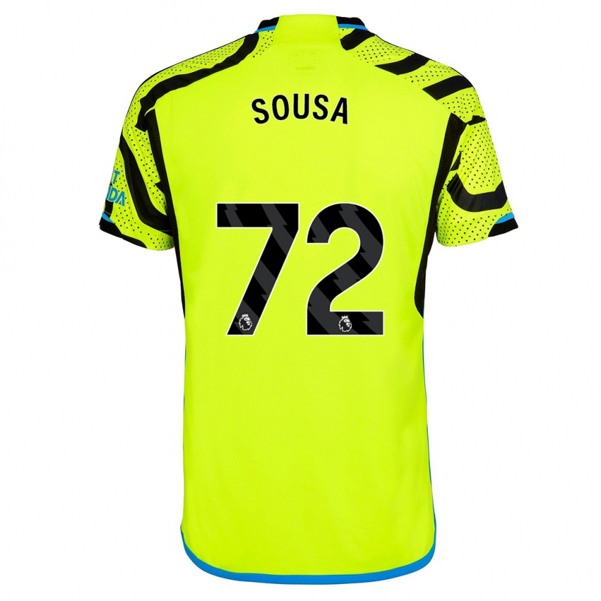 Hombre Camiseta Lino Sousa #72 Amarillo 2ª Equipación 2023/24 La Camisa Perú