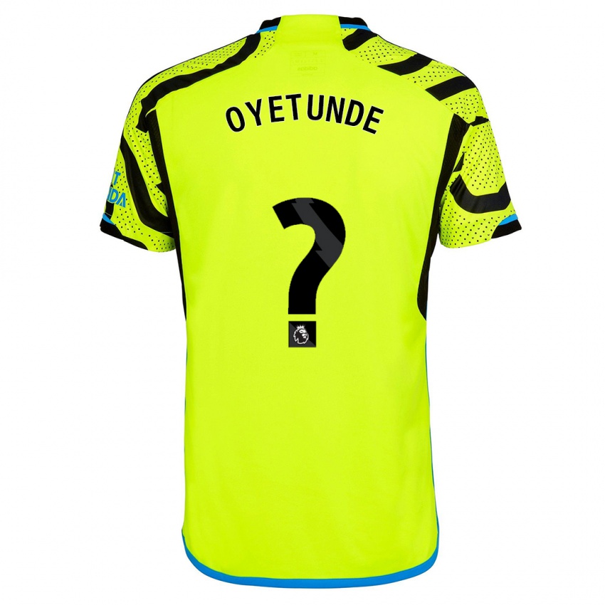 Hombre Camiseta Daniel Oyetunde #0 Amarillo 2ª Equipación 2023/24 La Camisa Perú