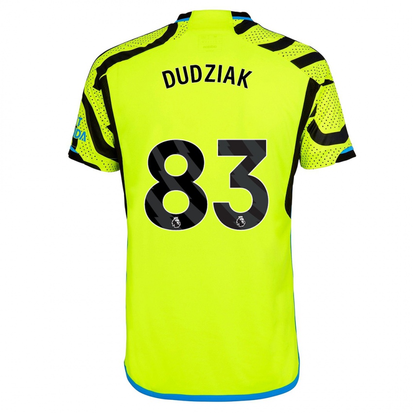 Hombre Camiseta Harrison Dudziak #83 Amarillo 2ª Equipación 2023/24 La Camisa Perú