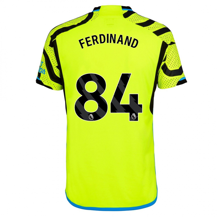 Hombre Camiseta Seb Ferdinand #84 Amarillo 2ª Equipación 2023/24 La Camisa Perú