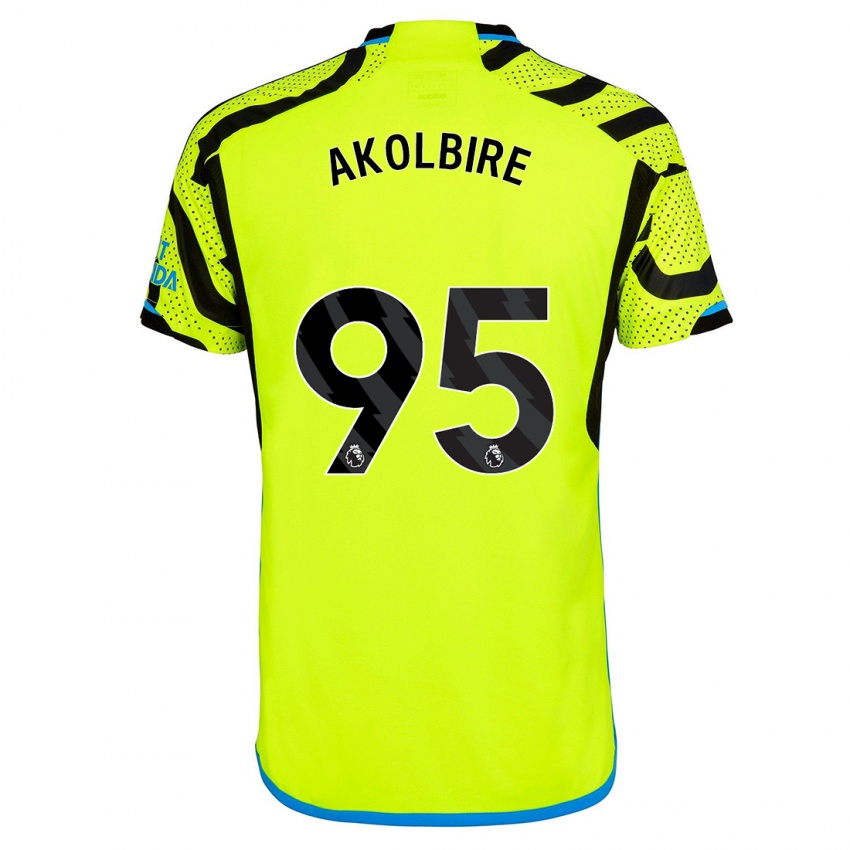 Hombre Camiseta Bless Akolbire #95 Amarillo 2ª Equipación 2023/24 La Camisa Perú