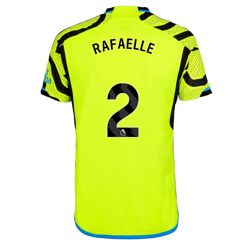 Hombre Camiseta Rafaelle Souza #2 Amarillo 2ª Equipación 2023/24 La Camisa Perú