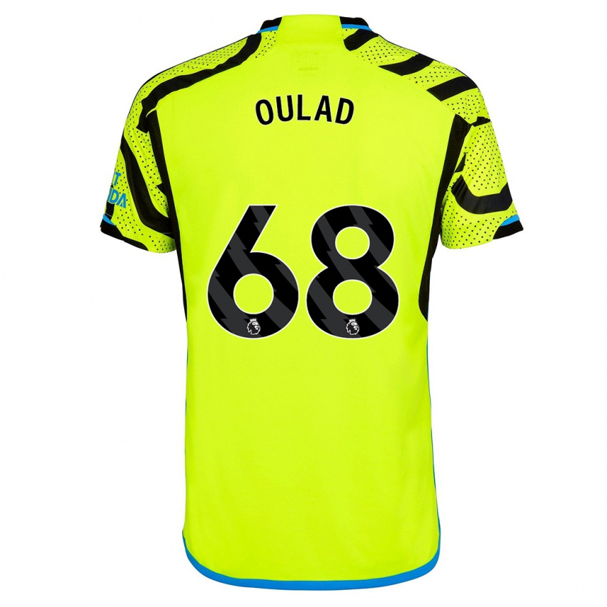 Hombre Camiseta Salah-Eddine Oulad M'hand #68 Amarillo 2ª Equipación 2023/24 La Camisa Perú