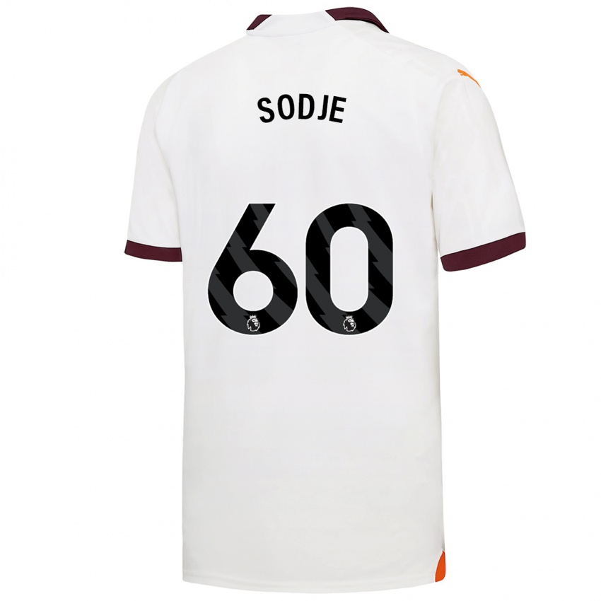 Hombre Camiseta Tai Sodje #60 Blanco 2ª Equipación 2023/24 La Camisa Perú