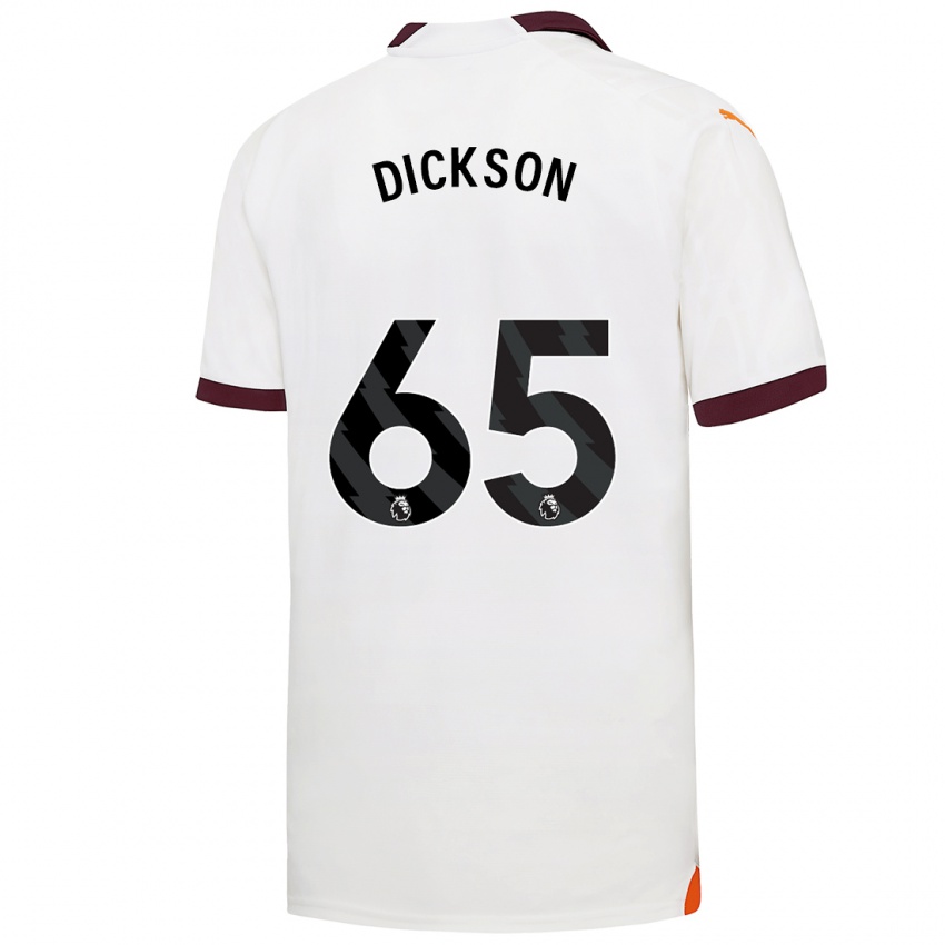 Hombre Camiseta Will Dickson #65 Blanco 2ª Equipación 2023/24 La Camisa Perú