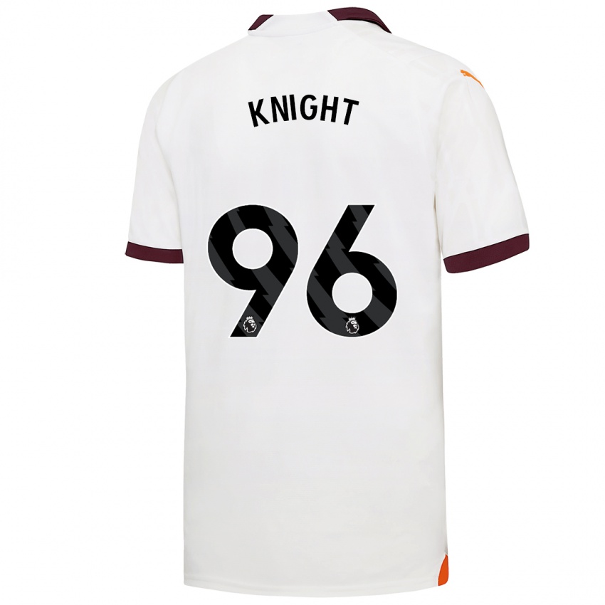 Hombre Camiseta Ben Knight #96 Blanco 2ª Equipación 2023/24 La Camisa Perú