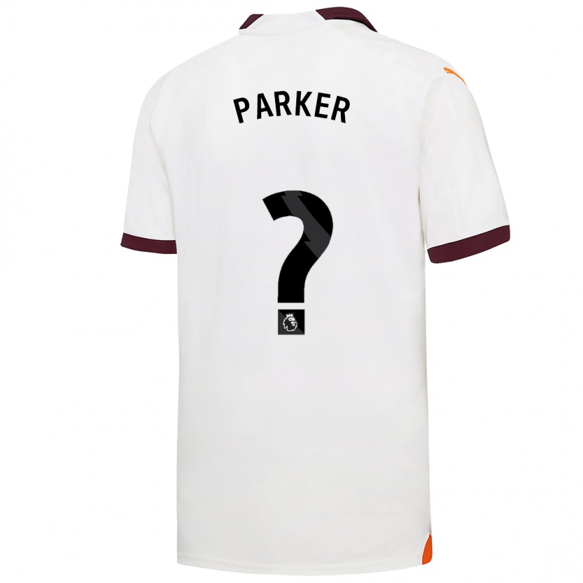 Hombre Camiseta Harrison Parker #0 Blanco 2ª Equipación 2023/24 La Camisa Perú