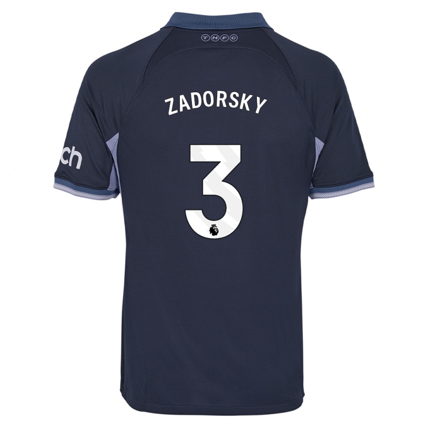 Hombre Camiseta Shelina Zadorsky #3 Azul Oscuro 2ª Equipación 2023/24 La Camisa Perú