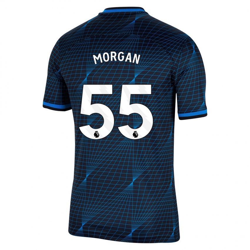 Hombre Camiseta Jimmy-Jay Morgan #55 Azul Oscuro 2ª Equipación 2023/24 La Camisa Perú