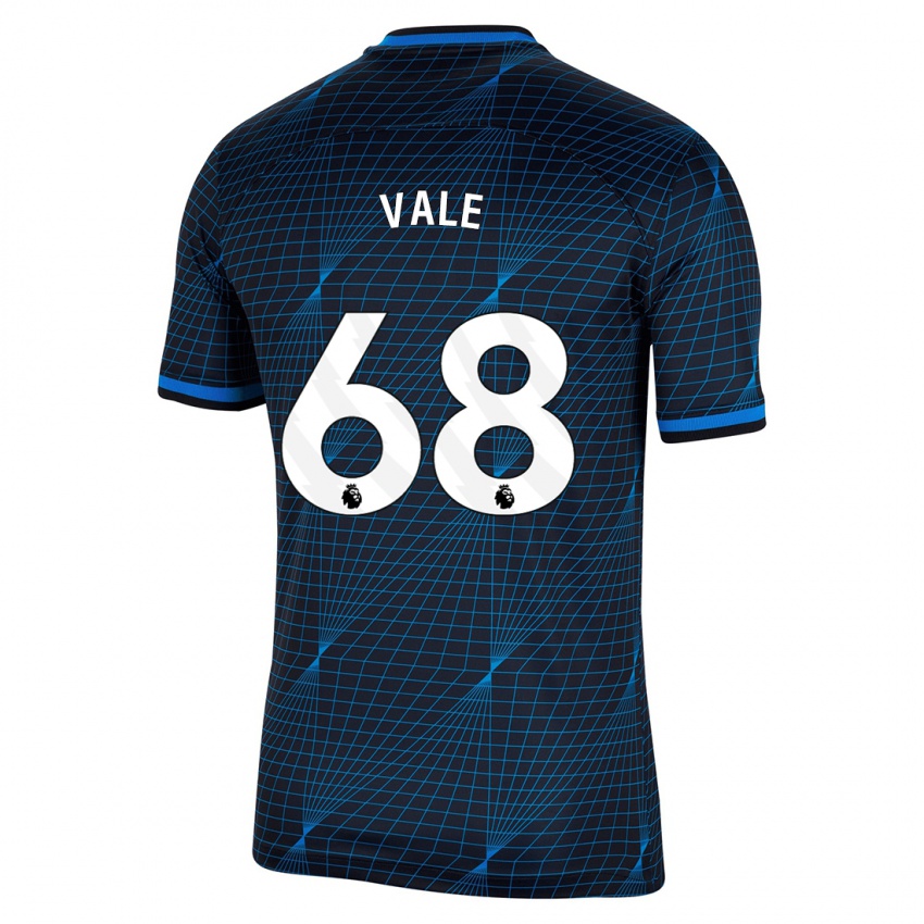 Hombre Camiseta Harvey Vale #68 Azul Oscuro 2ª Equipación 2023/24 La Camisa Perú