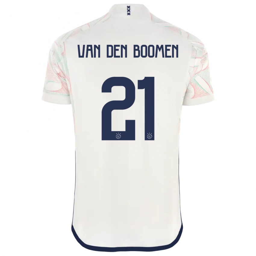 Hombre Camiseta Branco Van Den Boomen #21 Blanco 2ª Equipación 2023/24 La Camisa Perú