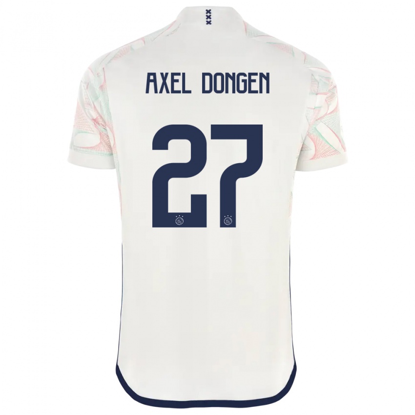 Hombre Camiseta Amourricho Van Axel Dongen #27 Blanco 2ª Equipación 2023/24 La Camisa Perú