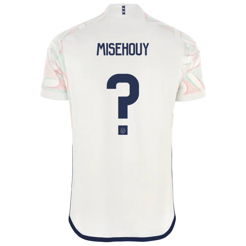 Hombre Camiseta Gabriel Misehouy #0 Blanco 2ª Equipación 2023/24 La Camisa Perú