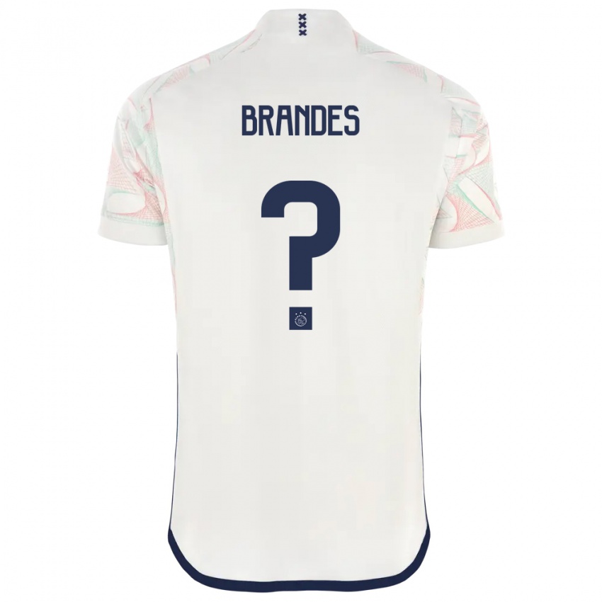 Hombre Camiseta Julian Brandes #0 Blanco 2ª Equipación 2023/24 La Camisa Perú