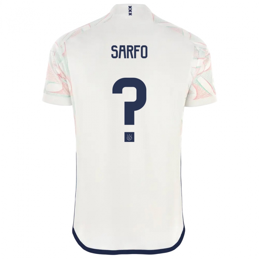Hombre Camiseta Raphael Sarfo #0 Blanco 2ª Equipación 2023/24 La Camisa Perú